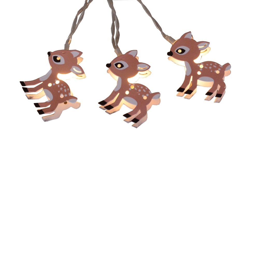 slide 1 of 1, Holiday Home Led Metal Reindeer - Light Brown, 10 ct