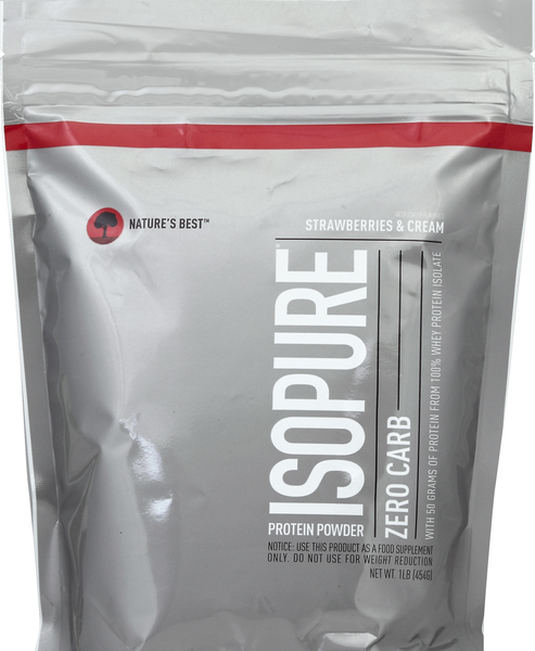 slide 1 of 1, Natures Best Natures Best Isopure Straw/Crm 1 Lb, 1 ct