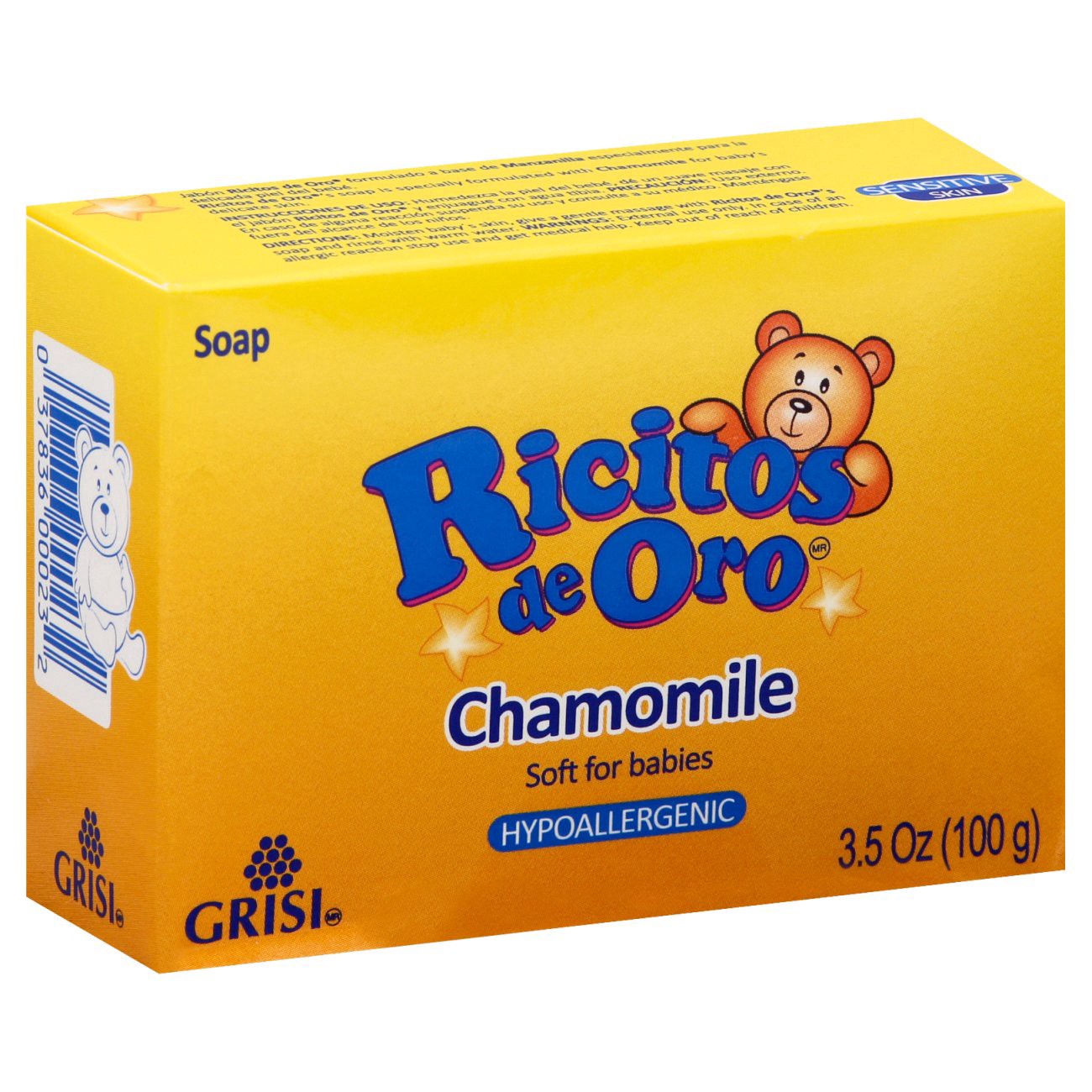 slide 1 of 1, Grisi Ricitos de Oro con Manzanilla, 3.5 oz