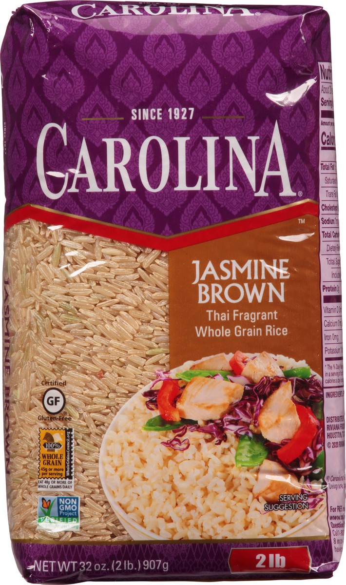 slide 8 of 8, Carolina Jasmine Brown Thai Fragrant Whole Grain Rice, 2 lb