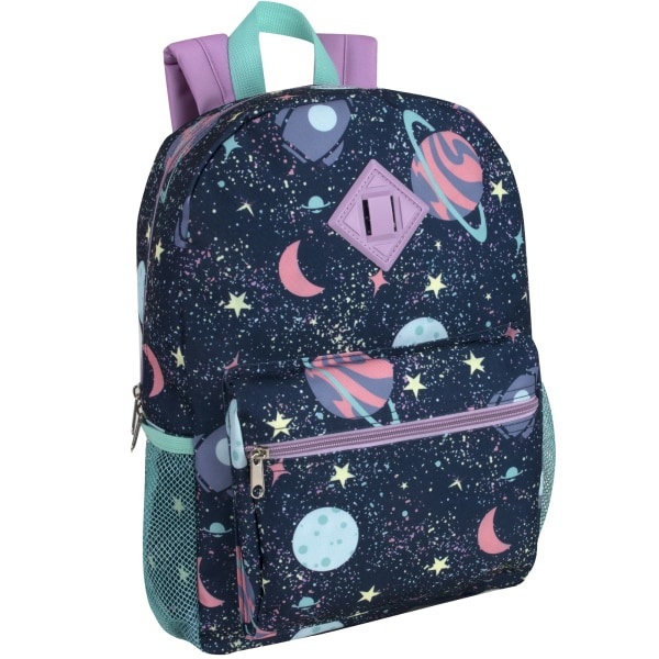 slide 2 of 2, Trailmaker Space Backpack Set, Navy/Pink, 1 ct