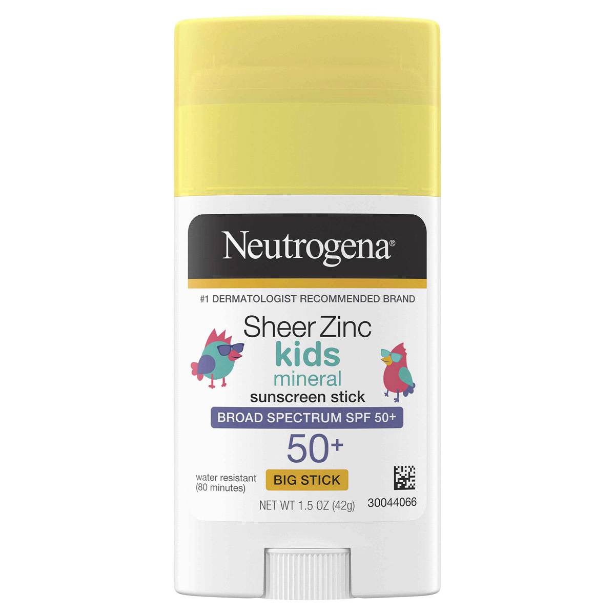 slide 1 of 9, Neutrogena Sheer Zinc Kids Mineral Sunscreen Stick SPF 50+ Fragrance Free, 1.5 oz