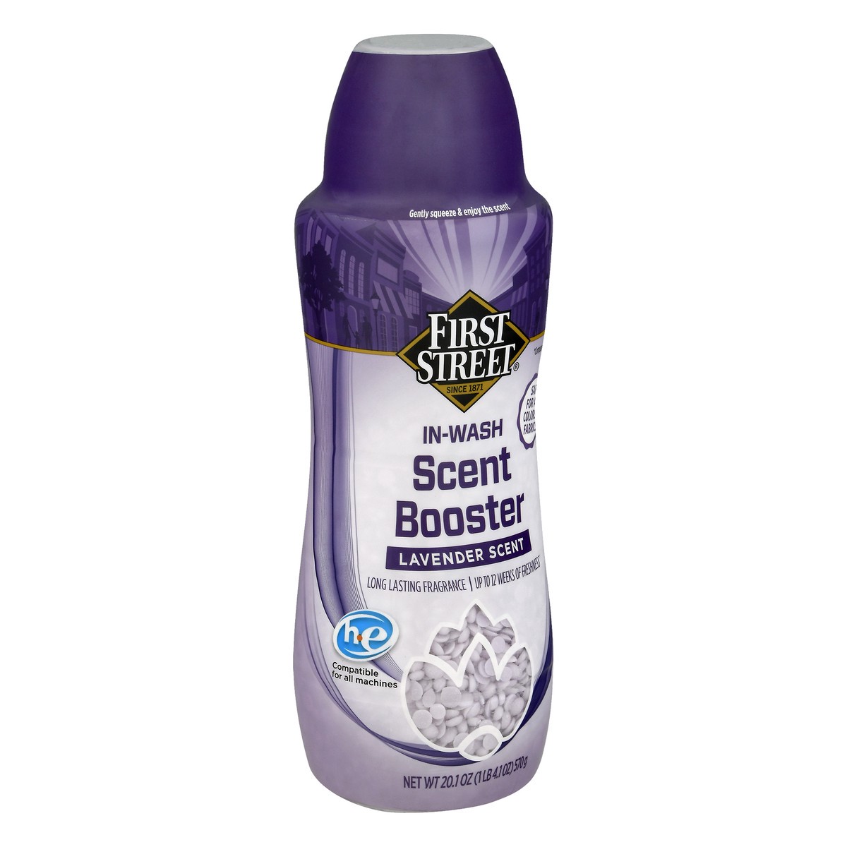 slide 5 of 9, First Street In-Wash Scent Booster Lavender Scent, 20.1 oz