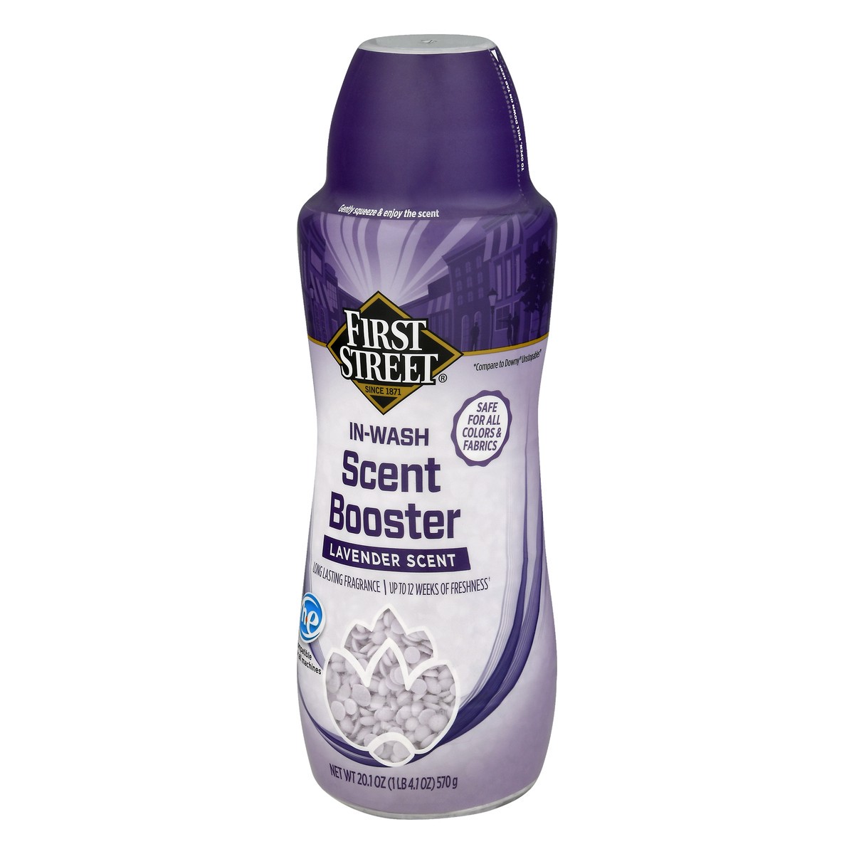 slide 3 of 9, First Street In-Wash Scent Booster Lavender Scent, 20.1 oz