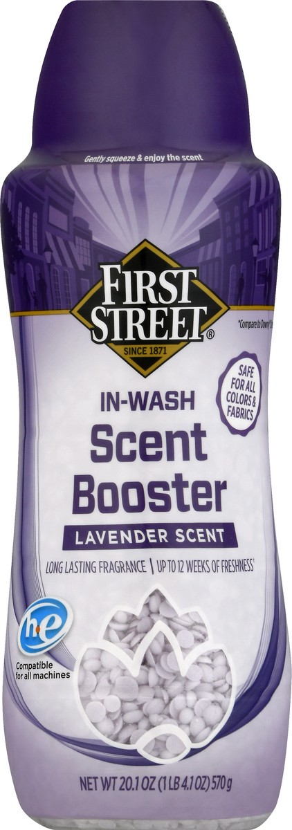 slide 9 of 9, First Street In-Wash Scent Booster Lavender Scent, 20.1 oz