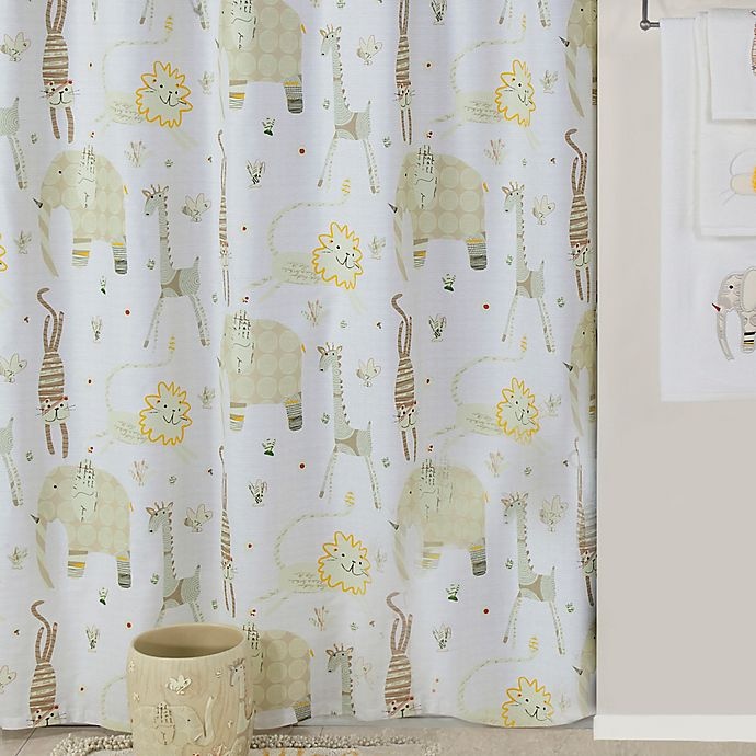 slide 2 of 3, Creative Bath Animal Crackers Shower Curtain, 1 ct