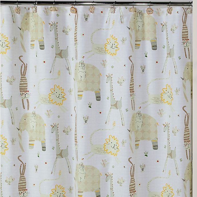 slide 3 of 3, Creative Bath Animal Crackers Shower Curtain, 1 ct