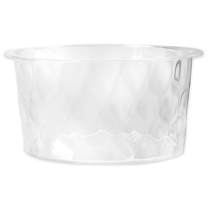 slide 2 of 2, Destination Summer Rippled Clear Indoor/Outdoor Ice Tub, 6 gal