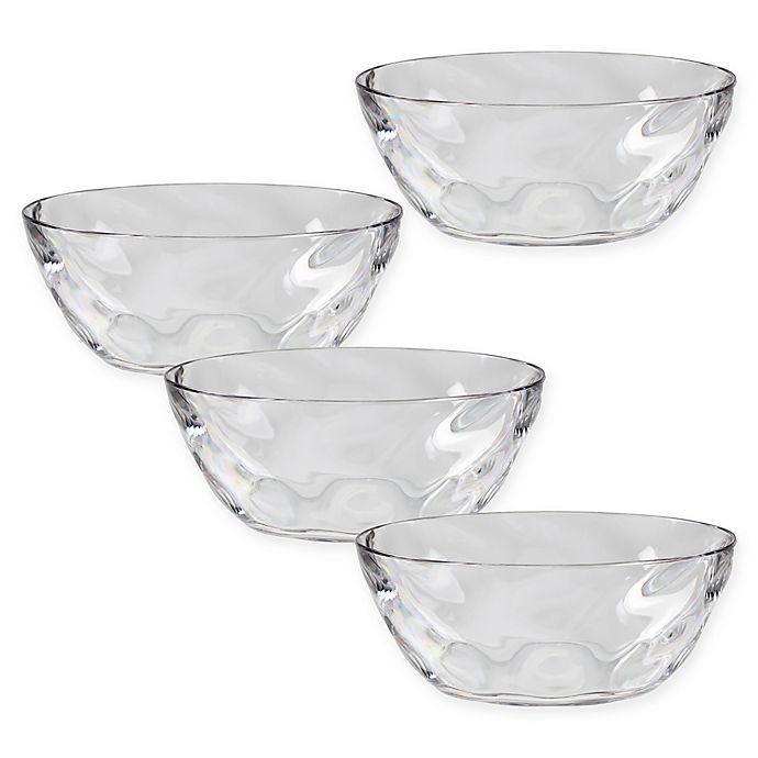 slide 1 of 1, CreativeWare Ice Blocks Small Clear Bowls, 4 ct