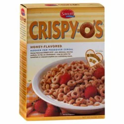 Crispy O's Cereal, Kosher for Passover, Honey-Flavored