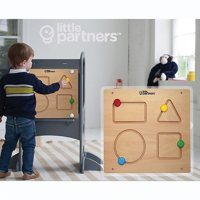 slide 3 of 3, Little Partners Shapes Learning Education Board Learning Tower Accessory, 1 ct