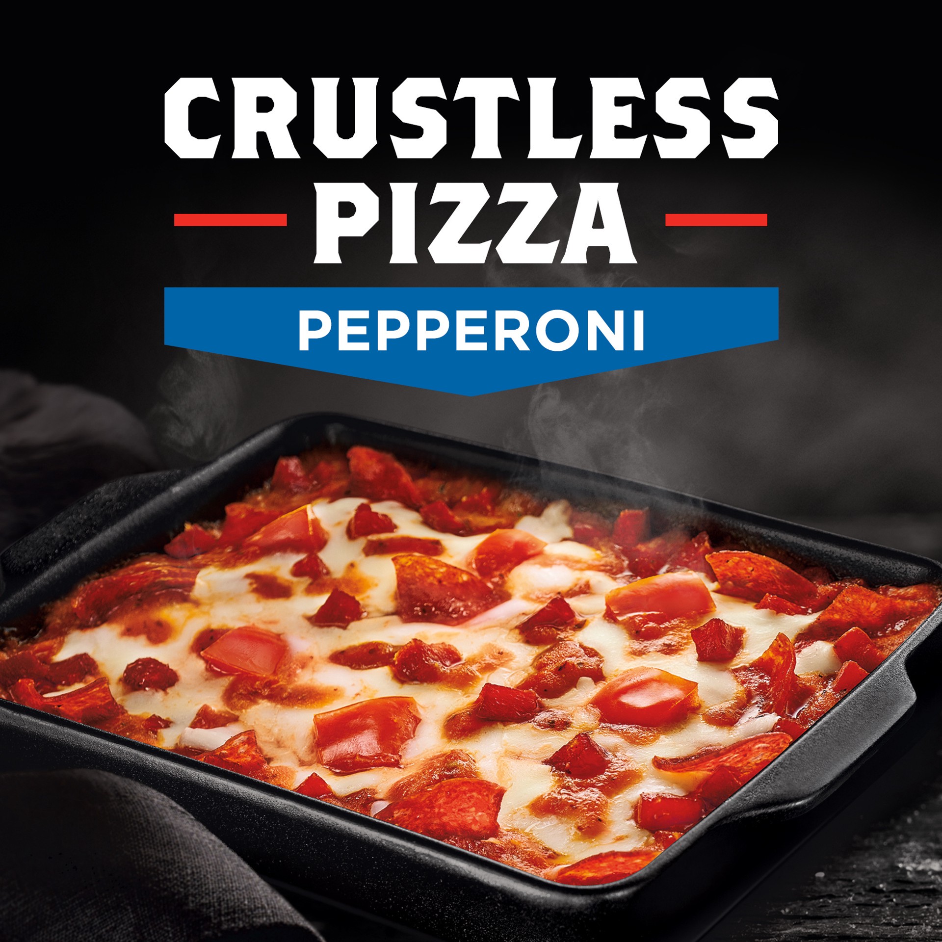 slide 2 of 5, Banquet Mega Crustless Pepperoni Pizza 10 oz, 10 oz