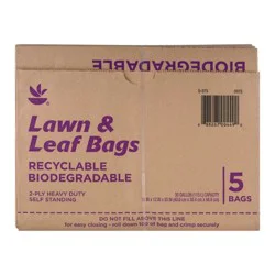 Giant Lawn & Leaf Recyclable 2-Ply Heavy Duty Bags 30 Gallon