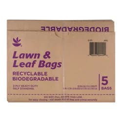 Giant Lawn & Leaf Recyclable 2-Ply Heavy Duty Bags 30 Gallon