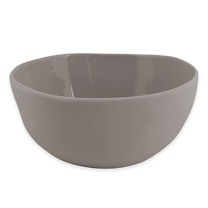 slide 1 of 5, Artisanal Kitchen Supply Curve Serving Bowl - Grey, 1 ct