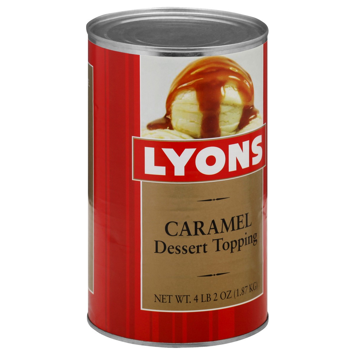 slide 2 of 12, Lyons Caramel Dessert Topping 66 oz, 66 oz