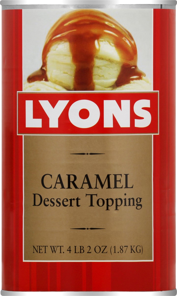 slide 1 of 12, Lyons Caramel Dessert Topping 66 oz, 66 oz