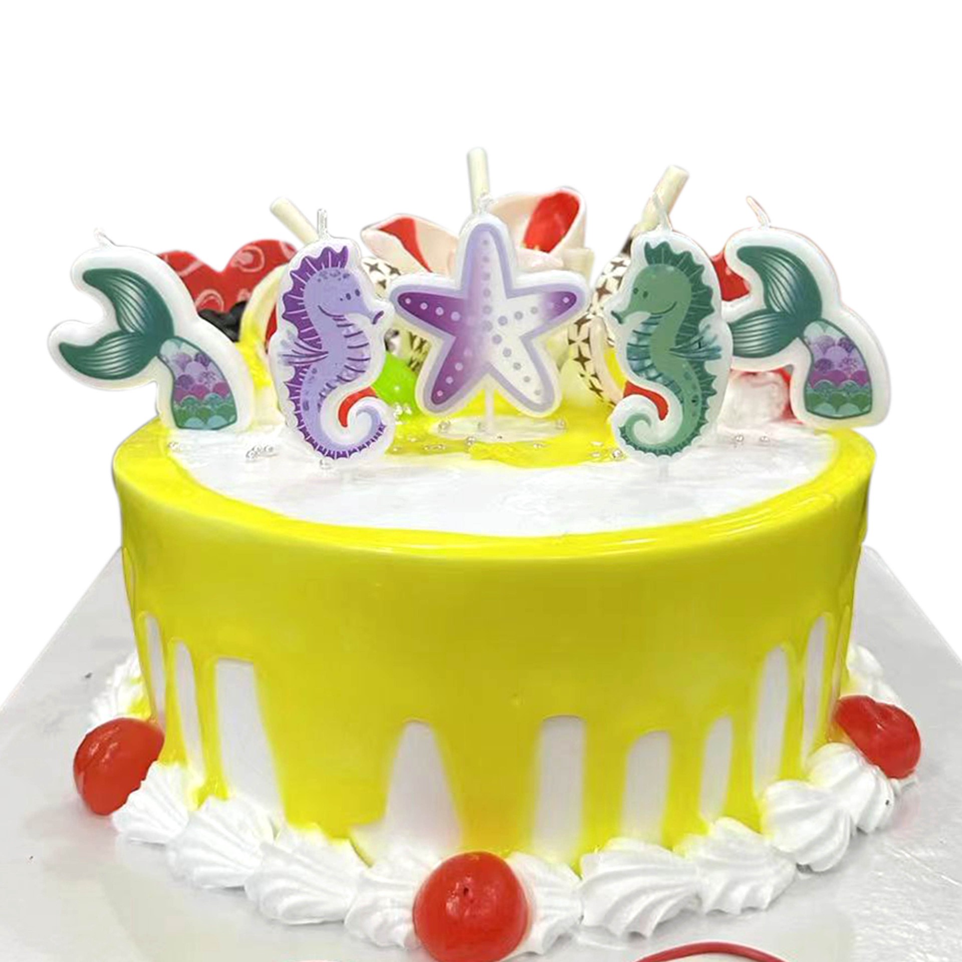 slide 2 of 7, Under The Sea Candle Set By Celebrate It, 5 candles