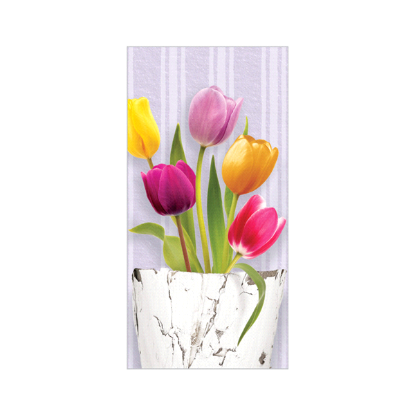 slide 1 of 1, Creative Converting Spring Tulips Swankie, 10 ct