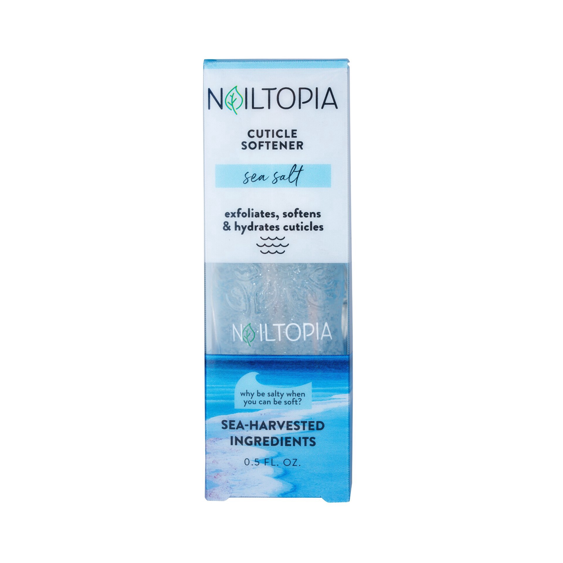 slide 1 of 1, NAIL TOPIA Nt Sea Salt Cuticle Softener, 0.41 oz