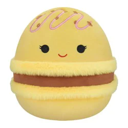 Squishmallows Lemon & Chocolate Macaron Plush