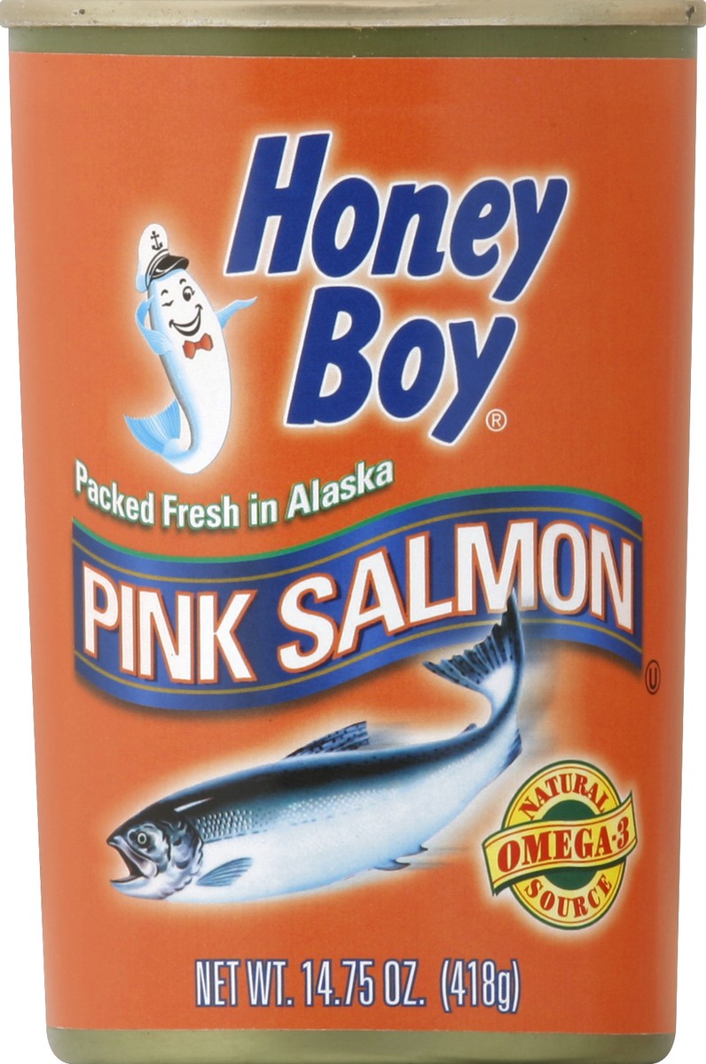 slide 2 of 2, Honey Boy Pink Salmon 14.75 oz, 14.75 oz