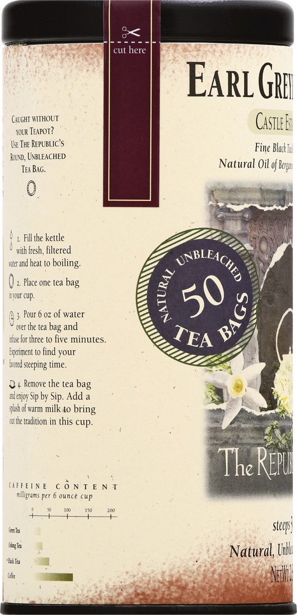 slide 11 of 12, The Republic of Tea Earl Greyer Vanilla Black Tea, 2.8 oz