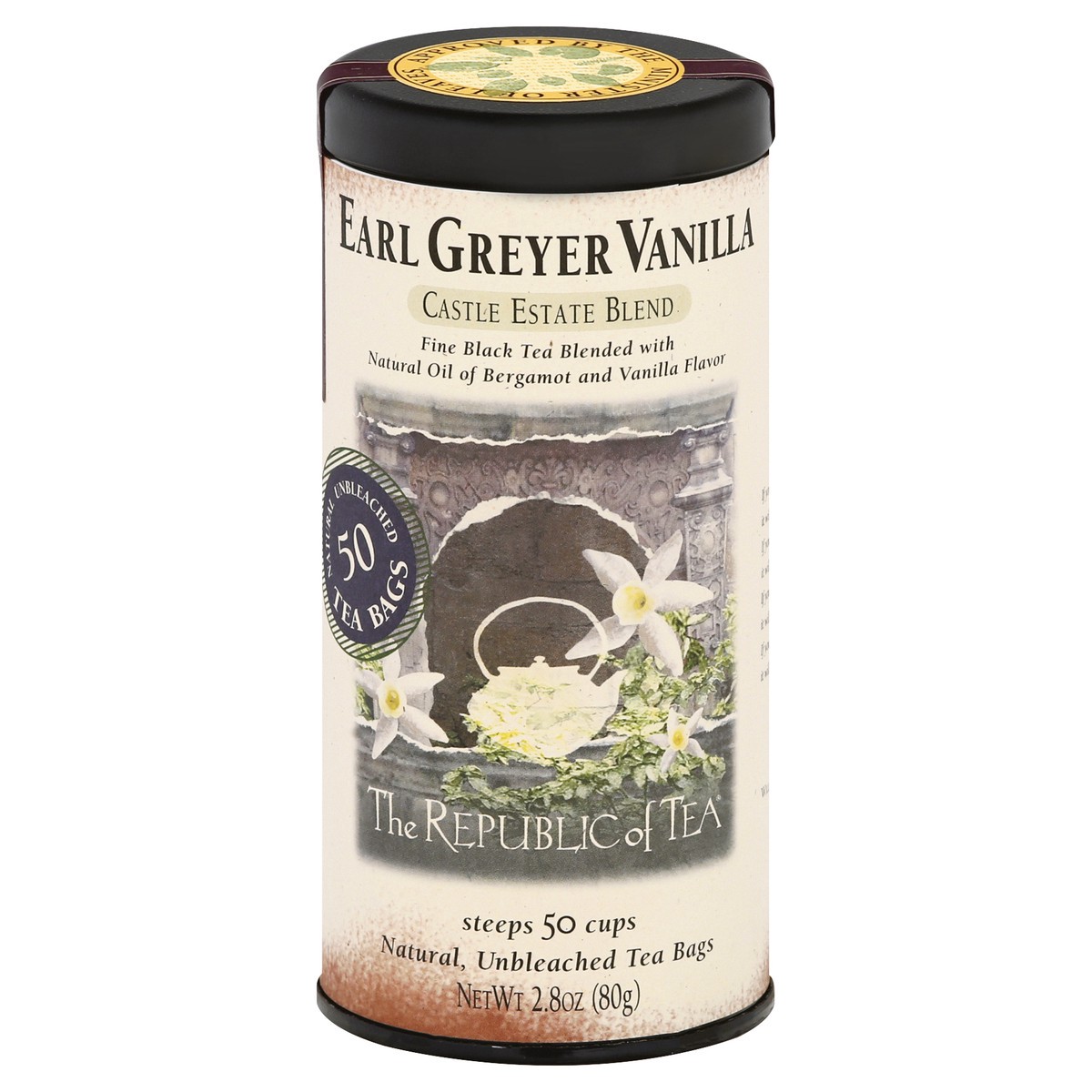 slide 8 of 12, The Republic of Tea Earl Greyer Vanilla Black Tea, 2.8 oz