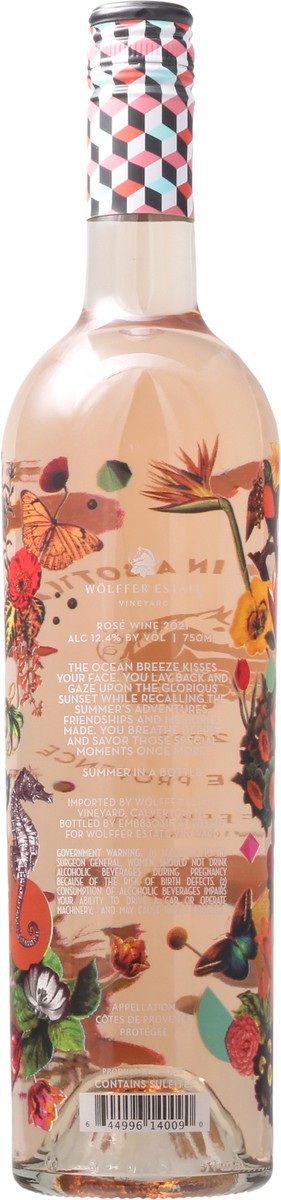 slide 11 of 12, Wolffer Estate Summer in a Bottle Cotes de Provence Rose 750 ml Bottle, 750 ml