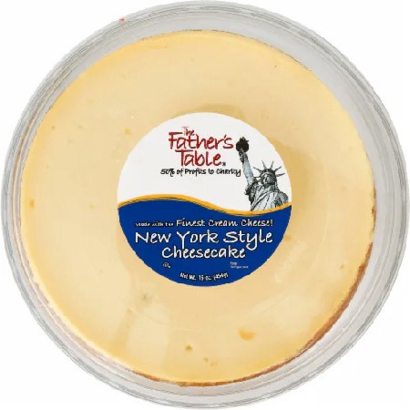 slide 1 of 9, The Father's Table New York Style Cheesecake 16 oz, 16 oz