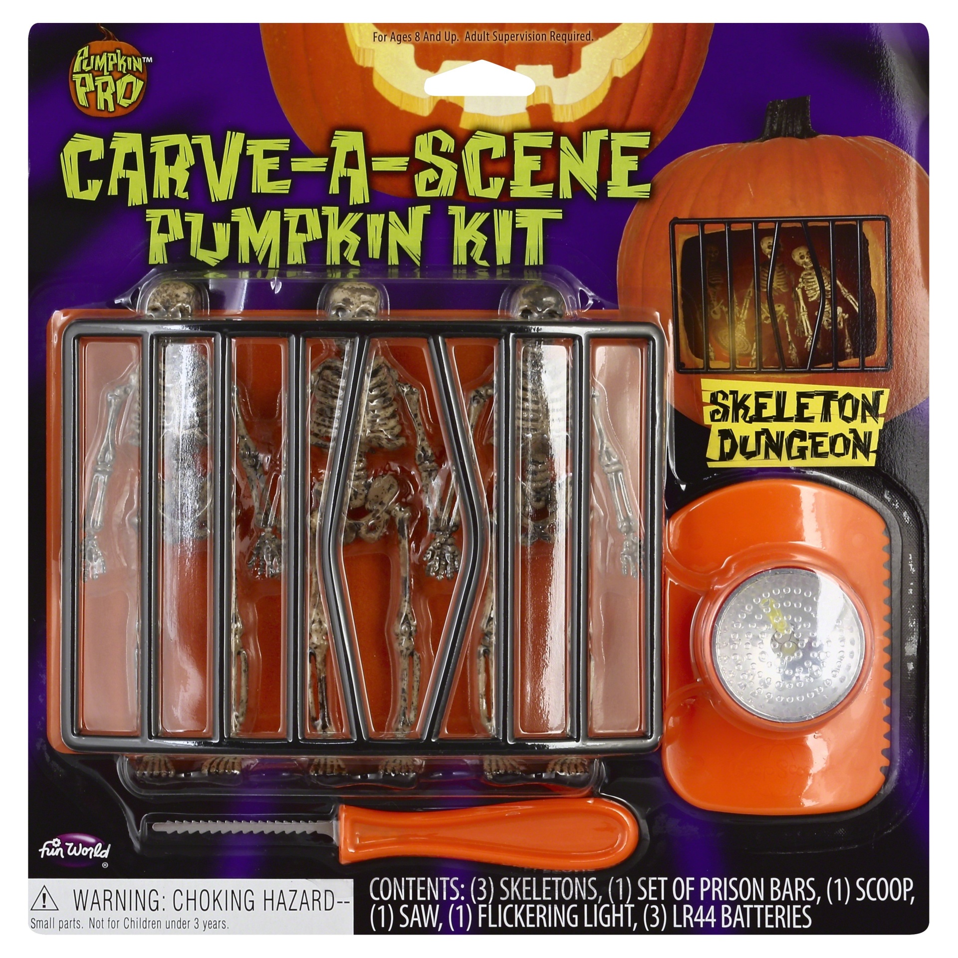 slide 1 of 1, Fun World Pumpkin Kit 1 ea, 1 ea