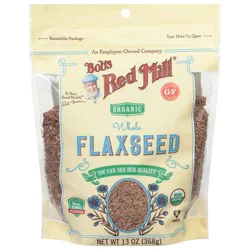 Bob's Red Mill Organic Whole Flaxseed 13 oz
