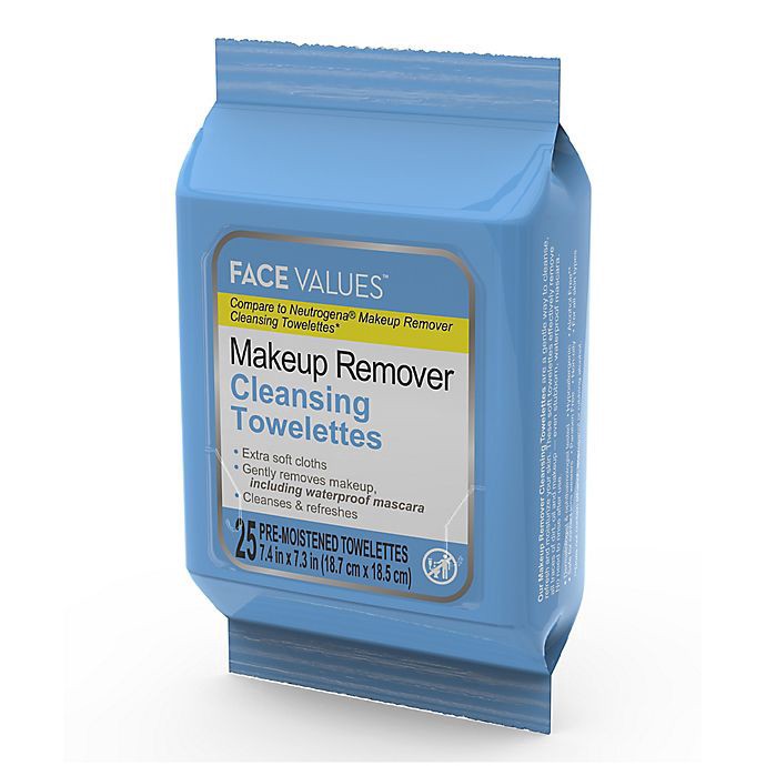 slide 4 of 6, Harmon Face Values Makeup Remover Cleansing Towelettes, 25 ct