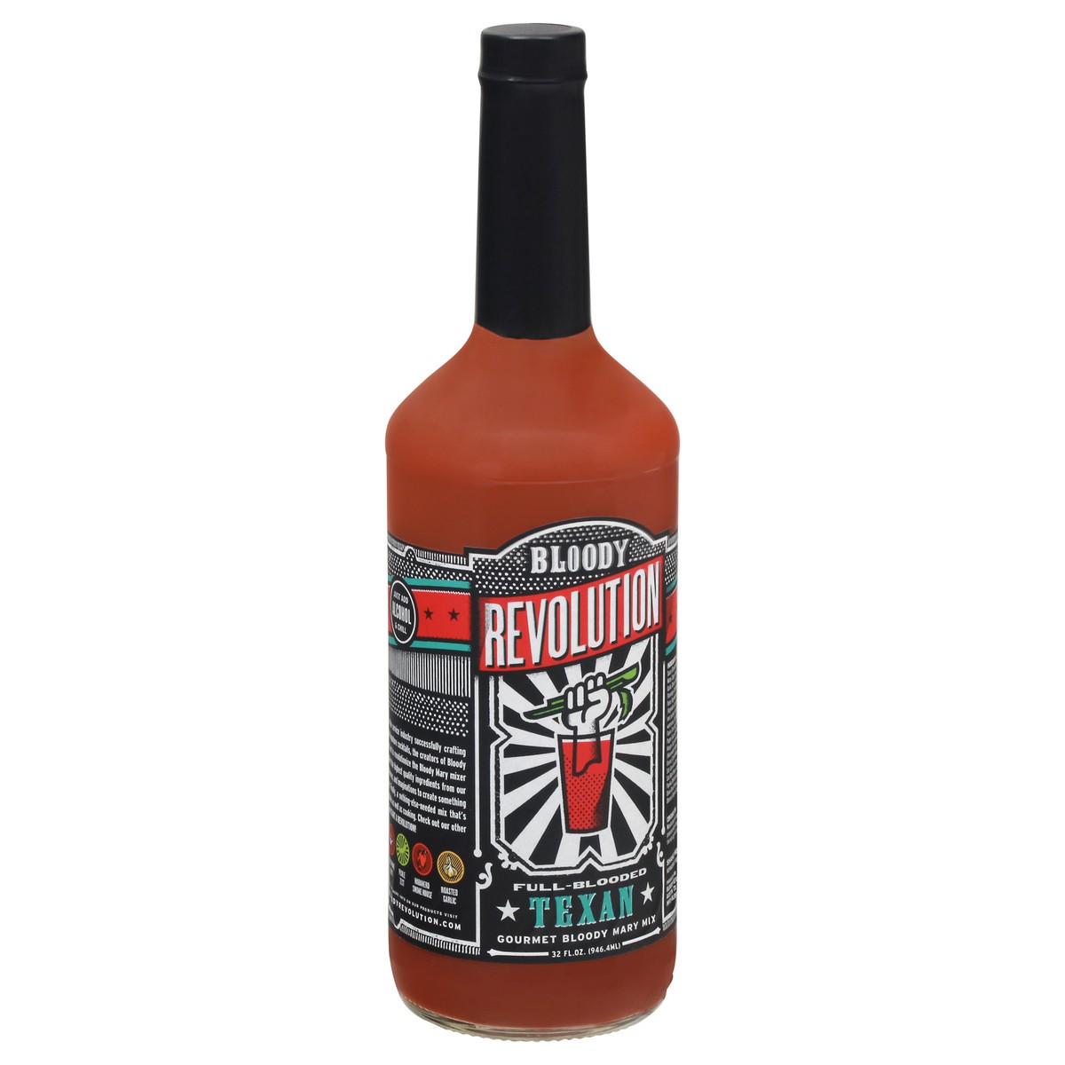 slide 11 of 12, Bloody Revolution Full-Blooded Texan Gourmet Bloody Mary Mix - 32 fl oz, 32 fl oz