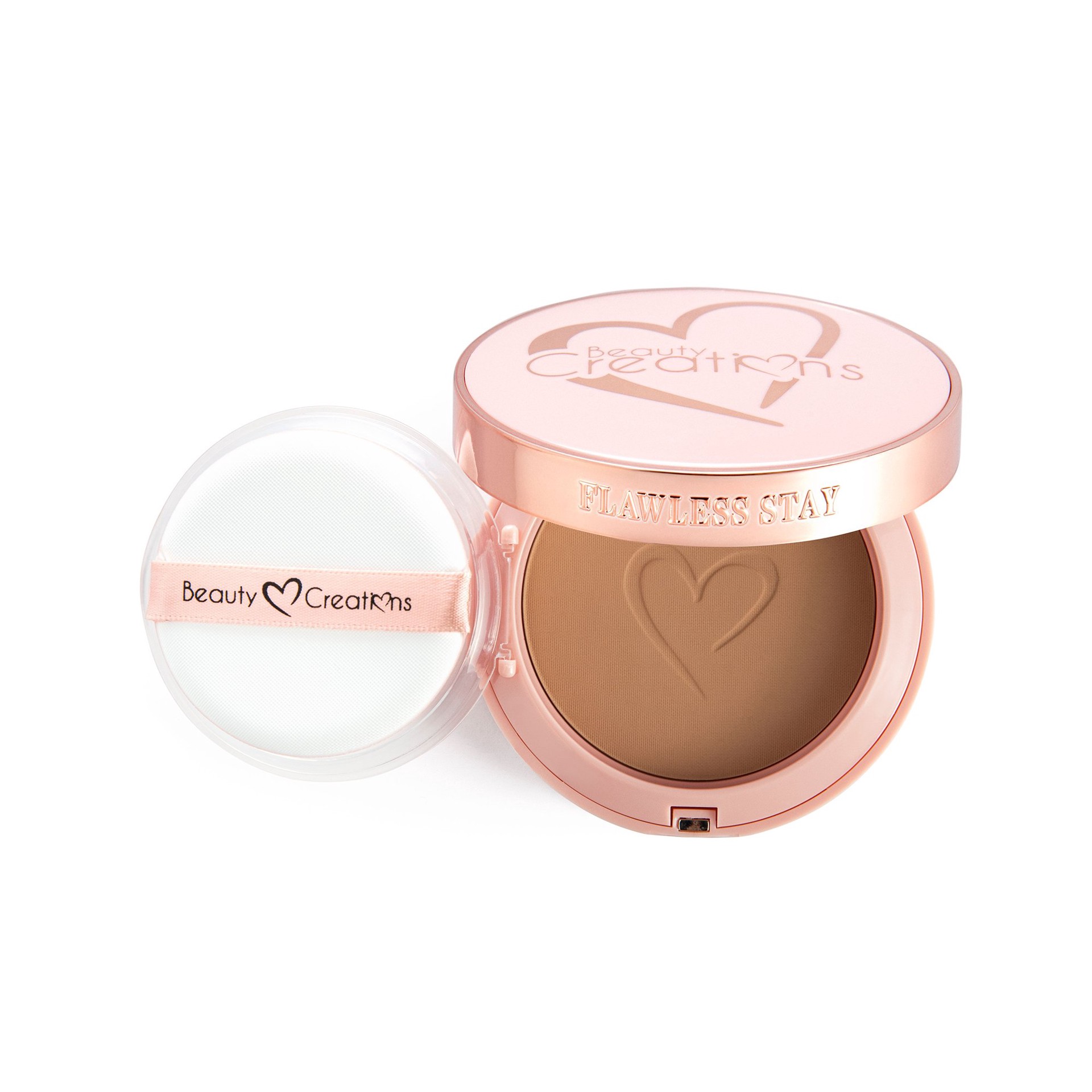 slide 1 of 1, Beauty Creations Flawless Stay Powder Foundation - FSP 14, 1 ct