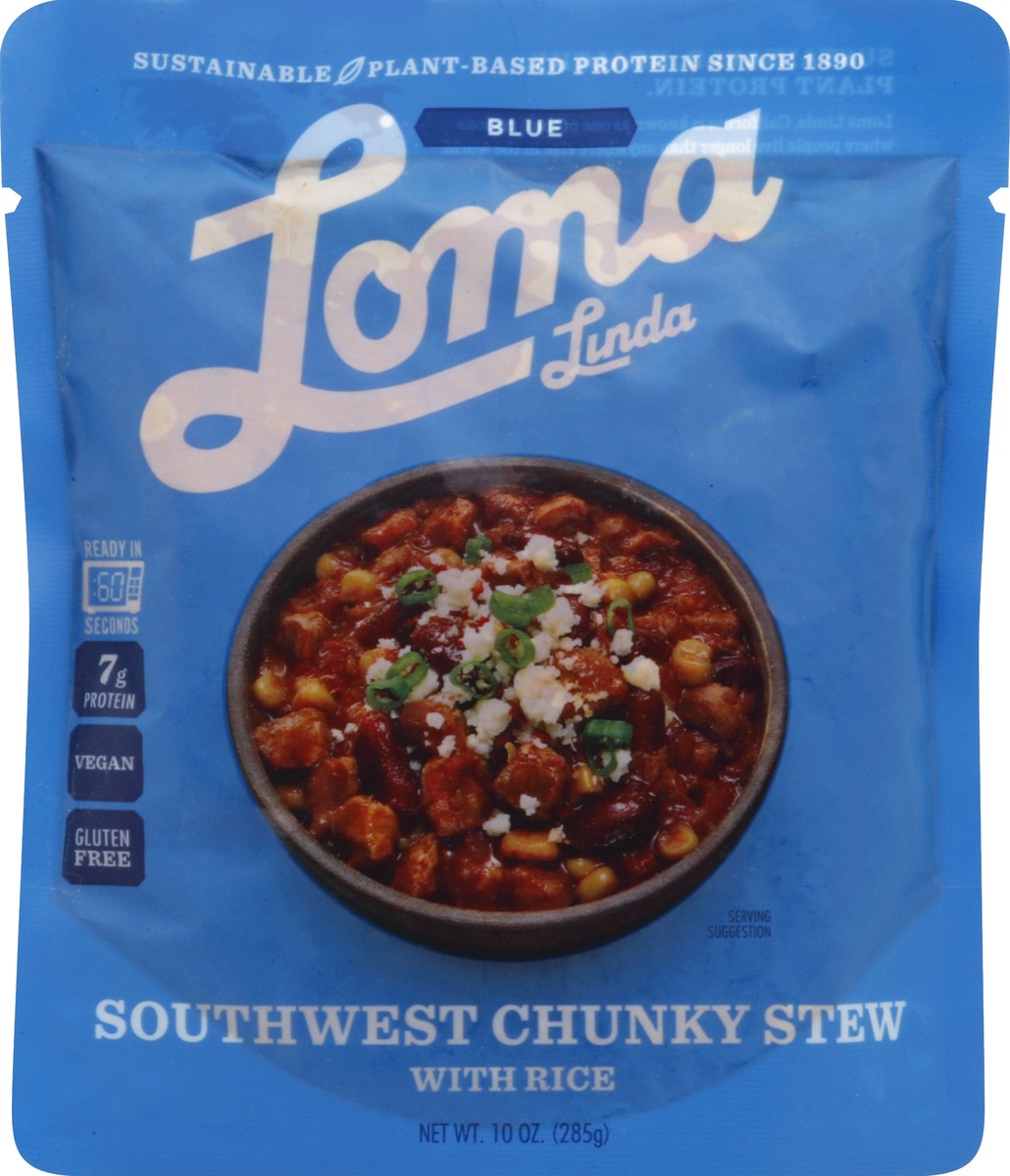 slide 2 of 2, Loma Linda Blue with Rice Southwest Chunky Stew, 10 oz