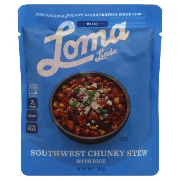 slide 1 of 2, Loma Linda Blue with Rice Southwest Chunky Stew, 10 oz