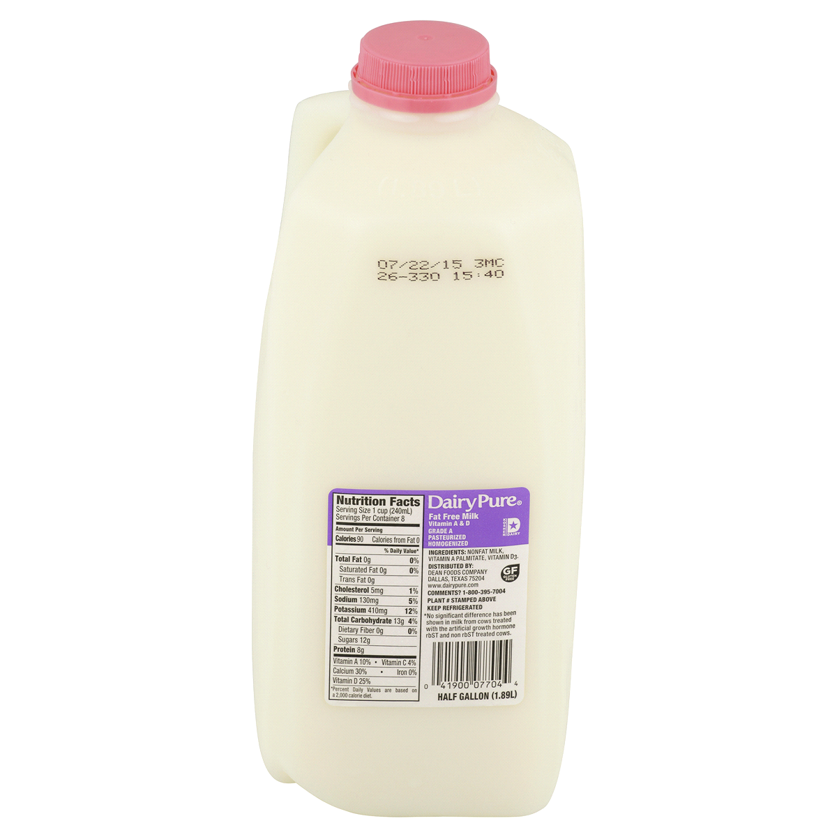 slide 2 of 2, Robinson Dairy Fat Free Milk, 1.89 liter