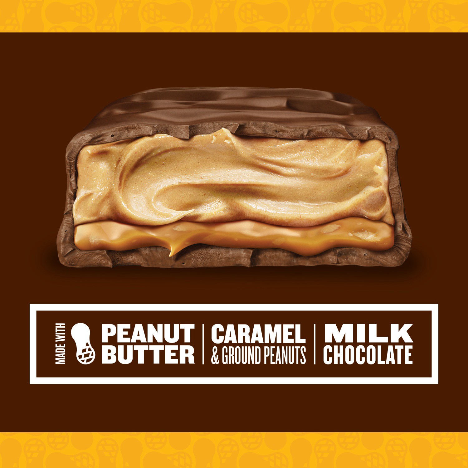 slide 8 of 8, SNICKERS Creamy Peanut Butter Square Milk Chocolate Candy Bar, Full Size, 1.4 oz, 1.4 oz