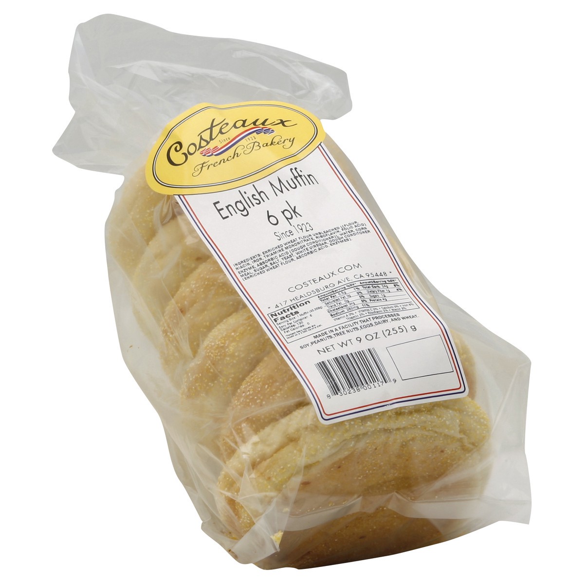 slide 2 of 5, Costeaux English Muffin 6 ea, 6 ct