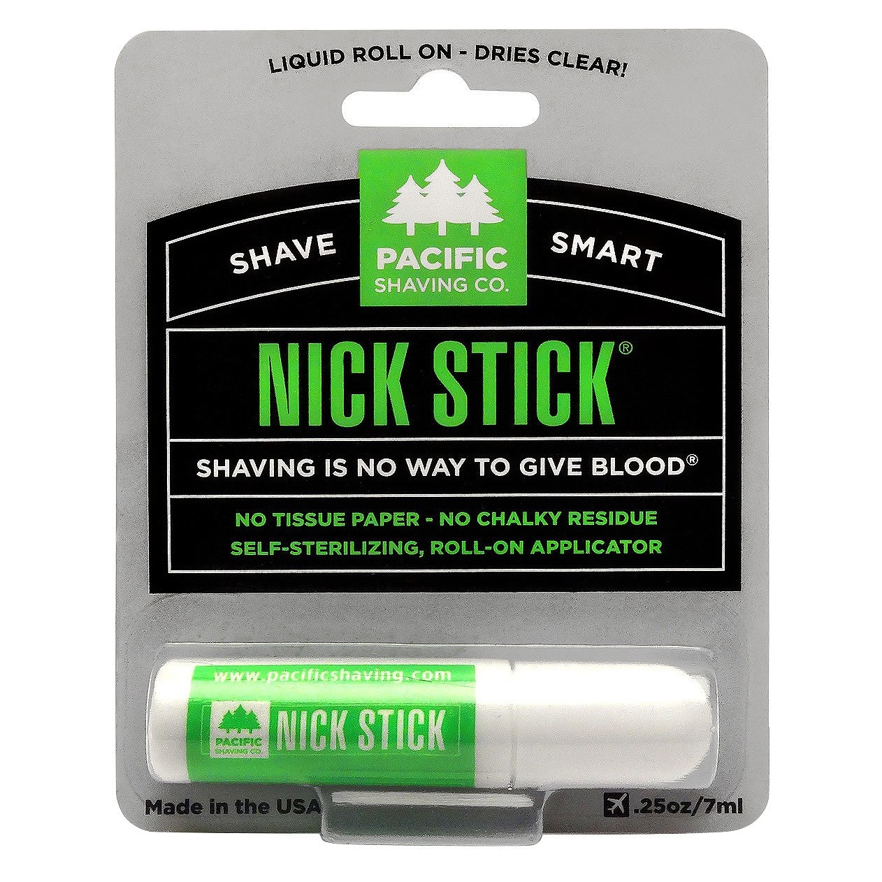 slide 1 of 2, Pacific Shaving Co. Nick Stick Liquid Roll On, 0.25 oz