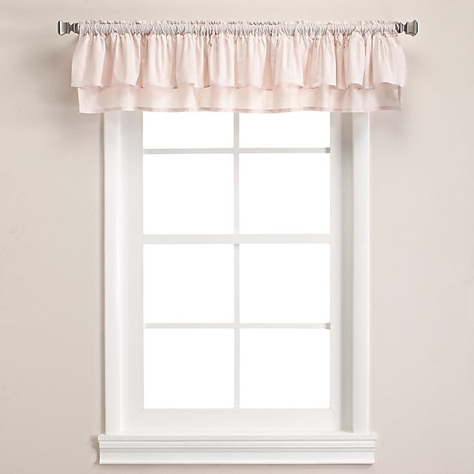 slide 1 of 1, Wamsutta Vintage Ruffle Tailored Window Valence - Blush, 1 ct