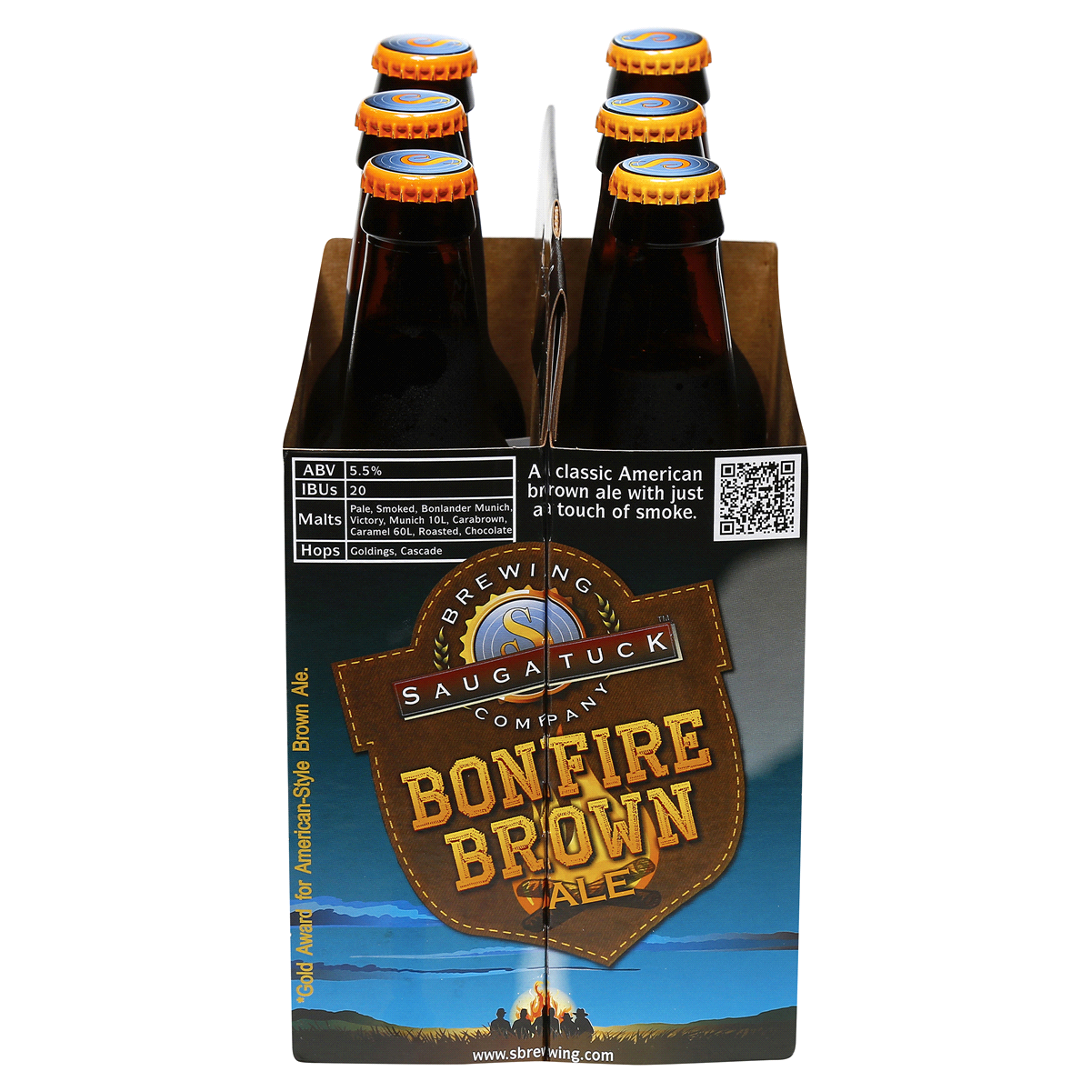 slide 2 of 5, Saugatuck Brewing Bonfire Brown, 72 fl oz