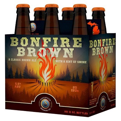 slide 1 of 5, Saugatuck Brewing Bonfire Brown, 72 fl oz