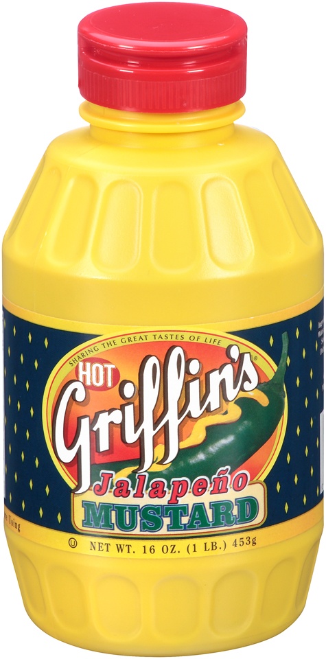 slide 1 of 1, Griffin's Jalapeno Mustard, 16 oz