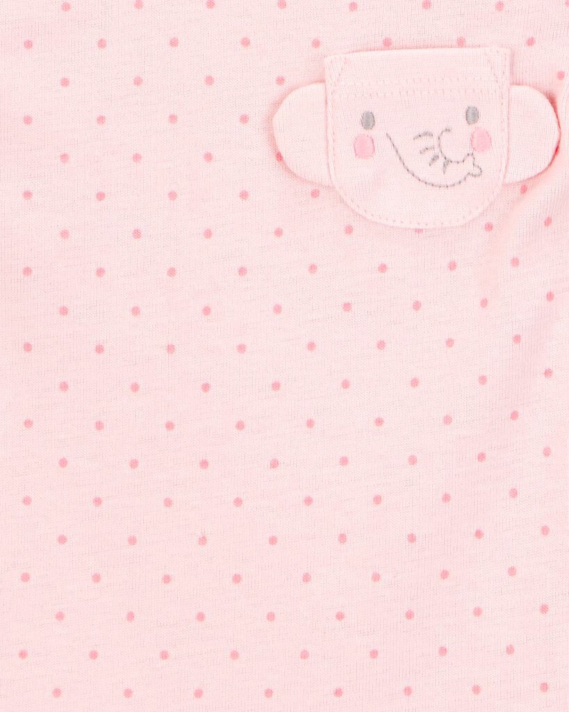 slide 3 of 6, Carter's Carters Baby 5-Pack Animal Short-Sleeve Cotton Bodysuits Multi 12M, 1 ct