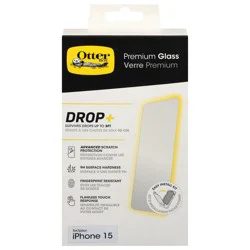 OtterBox Drop+ Premium Glass Screen Protector 1 ea