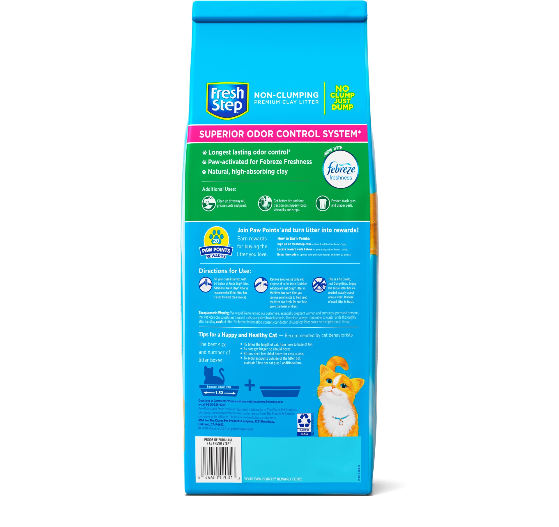 slide 5 of 5, Fresh Step Extreme Clay Cat Litter, 7 lb