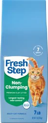 Fresh Step Non Clumping Premium Clay Litter with Febreze Freshness, Multi Cat Formula, 7 lb