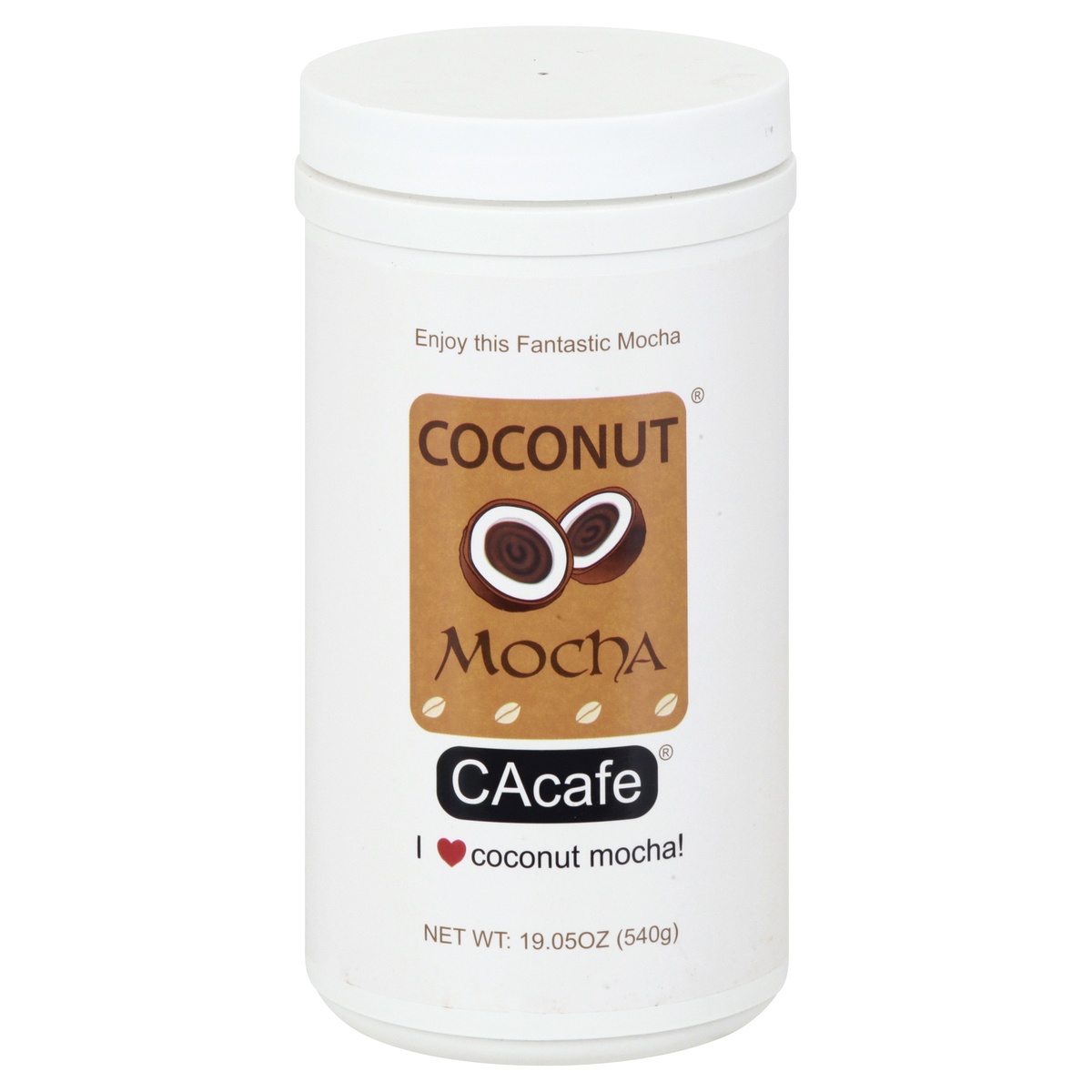 slide 1 of 1, CAcafe Coconut Mocha, 19.05 oz